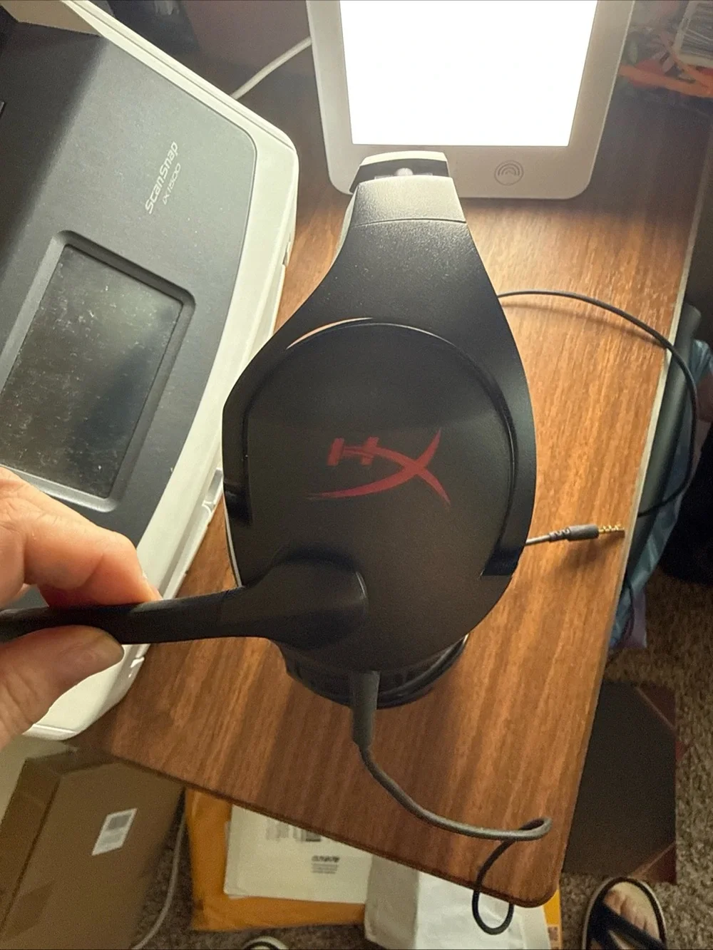 HyperX Gaming Headset Wired Over-Ear Headphones w/ Mic 3.5mm Jack – Black